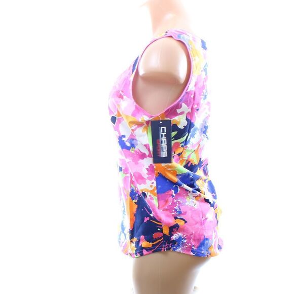 Chaps SPORT Printed Tank Top - Picture 4 of 5